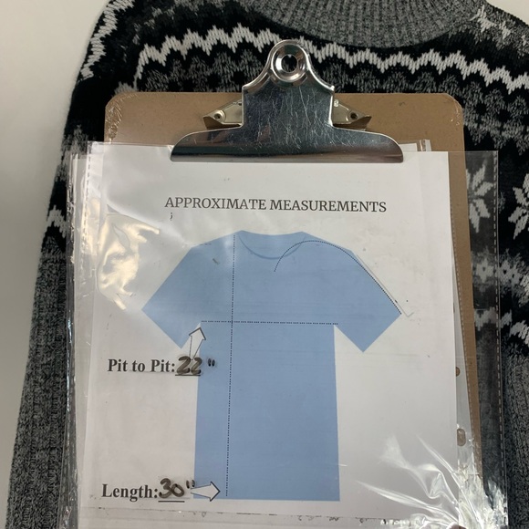 Carol Reed Womens Nordic Snowflake Sweater Mock Neck Ribbed Lg? Cozy Cabincore - Picture 4 of 12